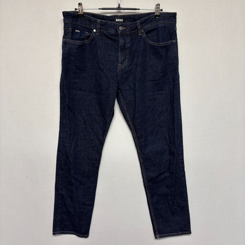 Hugo Boss Men Re.Maine Regular Jeans Size 36x32 Blue Denim C133 -20